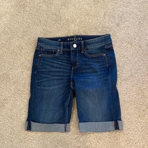 WHBM Bermuda Jean shorts